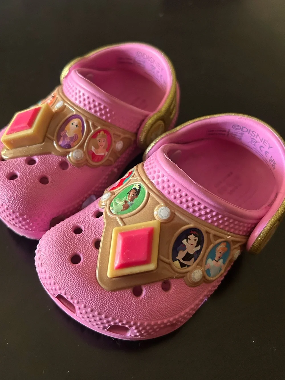 Disney Princess Toddler Crocs with Light Up Jewel